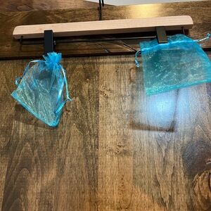 60  Blue Organza Gift Bags